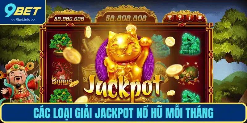 Phân loại giải Jackpot hàng tháng