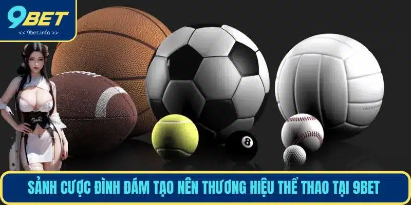 Sảnh cược đình đám tạo nên thương hiệu thể thao tại 9BET 