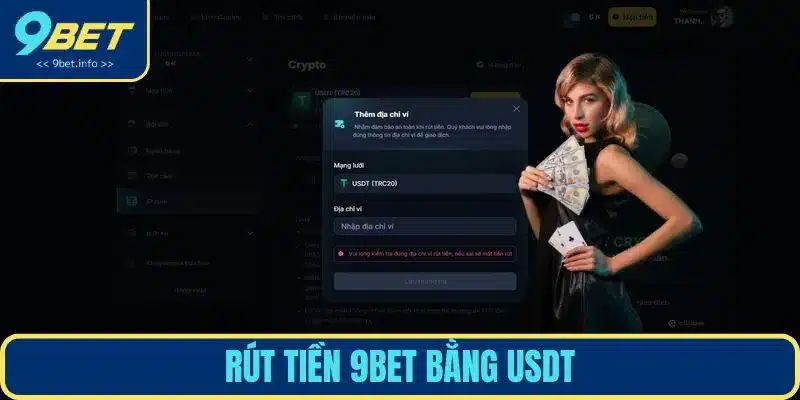 Thu thưởng bằng tiền điện tử USDT